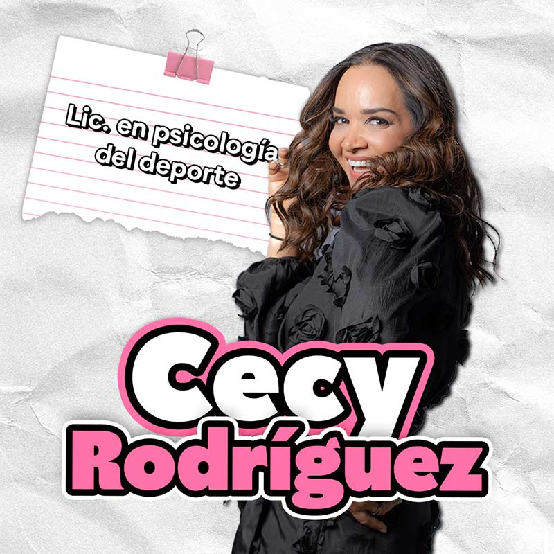 Cecy Rodríguez — Licenciada en psicología del deporte