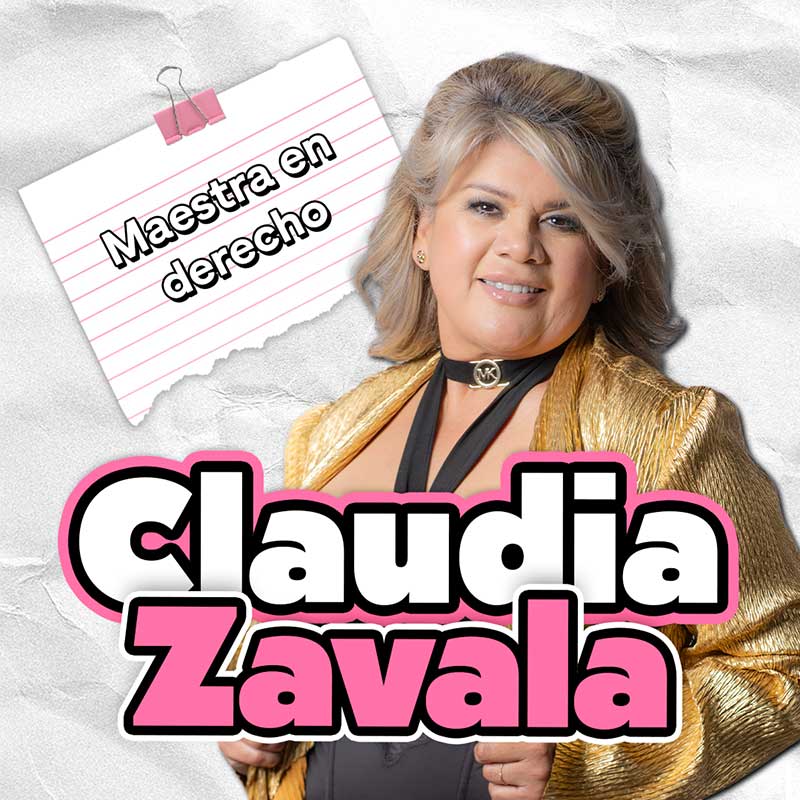 Claudia Zavala — Maestra en derecho